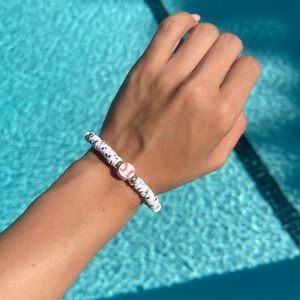 Hand Made Beaded Baseball Bracelet